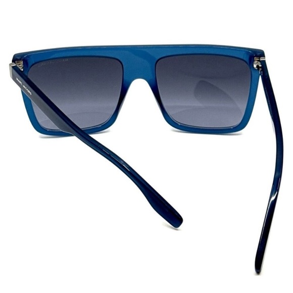 Marc Jacobs Sunglasses Full Rim Blue Rectangular Frame - Picture 4 of 12